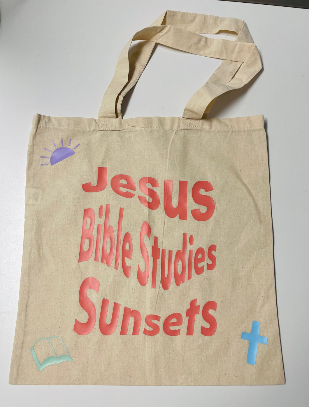 Bible studies tote bag