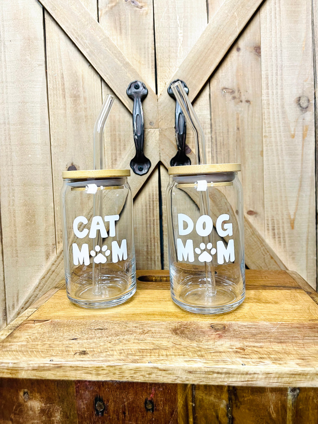 Pet Mom Glass Cup